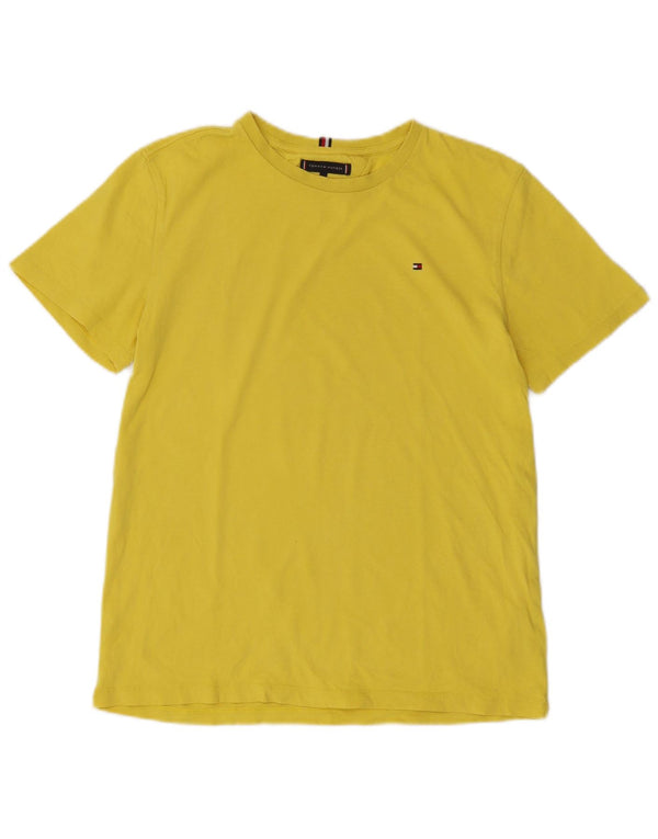 Tommy Hilfiger Boys T-Shirt Top 15-16 År Gul Bomuld
