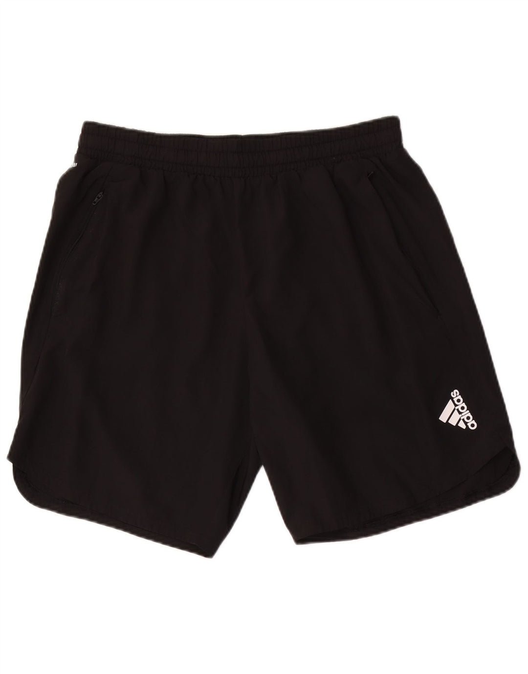ADIDAS Sportsshorts til mænd, store sorte polyester