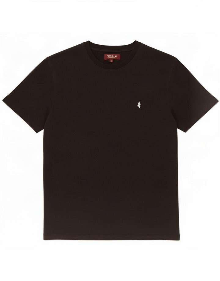 Marlboro Classics Herre T-Shirt Top Medium Sort Bomuld