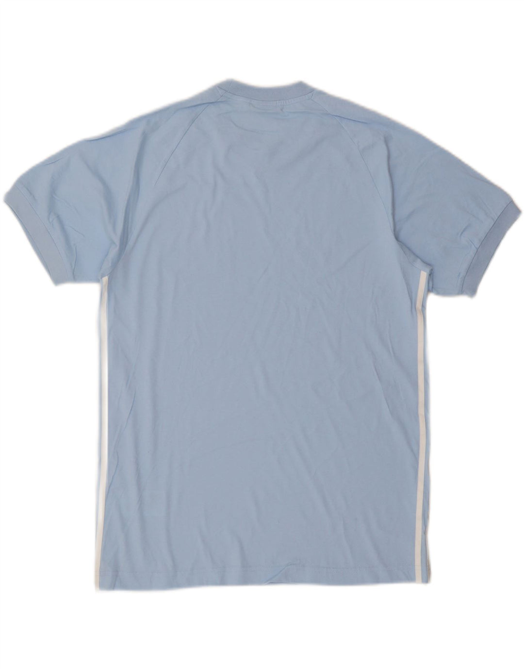 ADIDAS Grafisk T-shirt til mænd, mellemblå bomuld