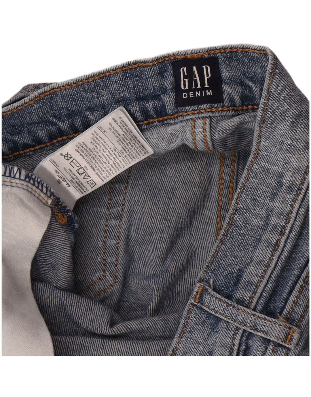 Gap Dame Slim Jeans W26 L27 Blå Bomuld
