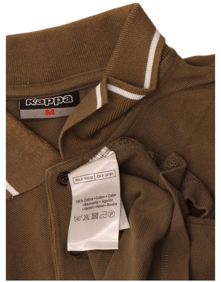 Kappa herre poloshirt Medium Khaki Bomuld