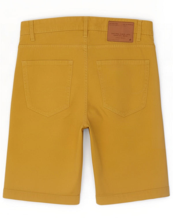 Jack & Jones Casual Shorts til mænd Small W29 Yellow Cotton