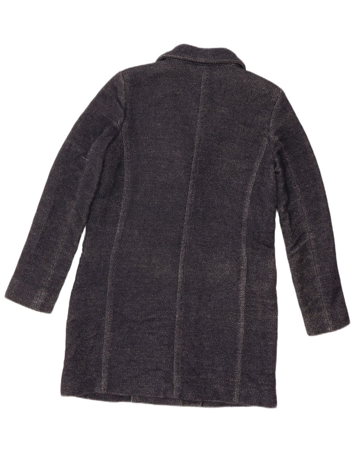 Massimo Dutti Dame Overfrakke EU 36 XS Marineblå Uld