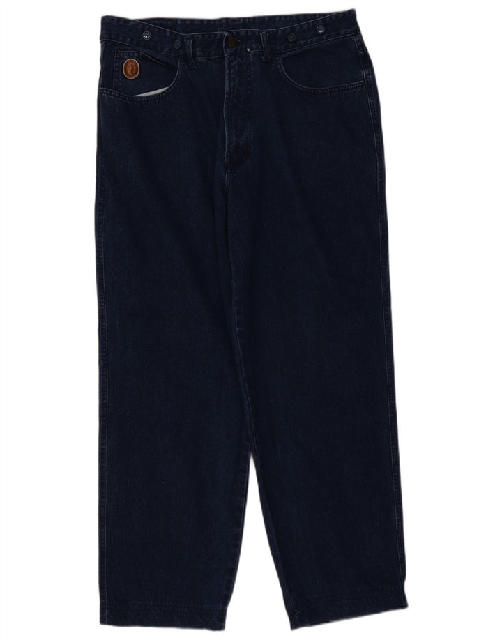 Trussardi Lige Jeans til kvinder W34 L30 Marineblå Bomuld