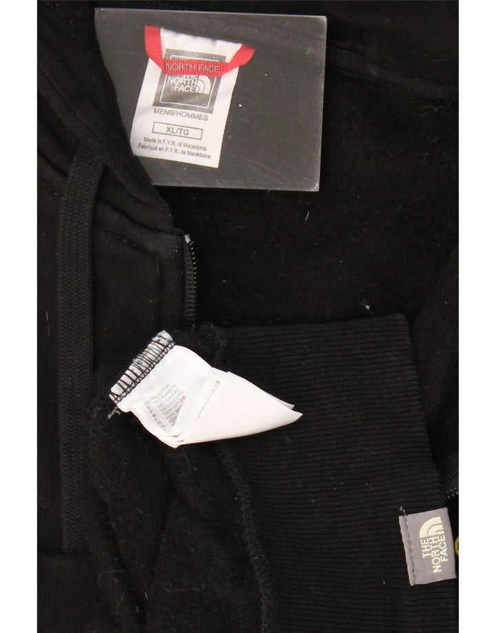 THE NORTH FACE Hættetrøje med lynlås til mænd XL Sort bomuld