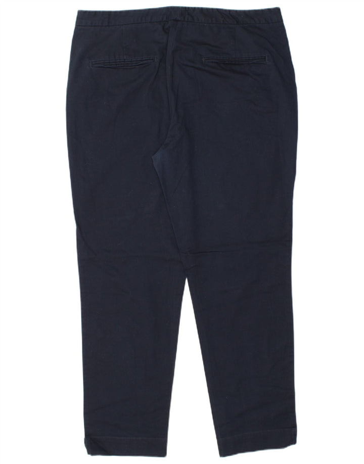 MASSIMO DUTTI Chinobukser til kvinder EU 44 XL W34 L28 Marineblå Klassisk