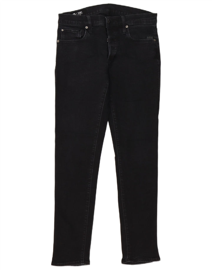 G-Star Herre 3301 Slim Jeans W30 L32 Sort