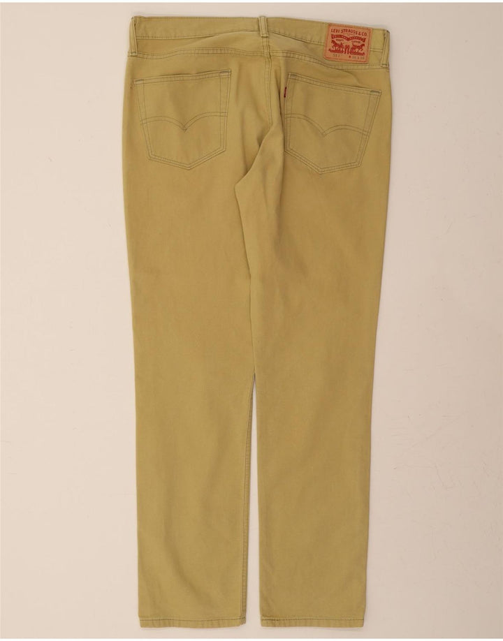 LEVI'S Mens 511 Slim Jeans W36 L34 Yellow Cotton Vintage Levi's and Second-Hand Levi's from Messina Hembry 