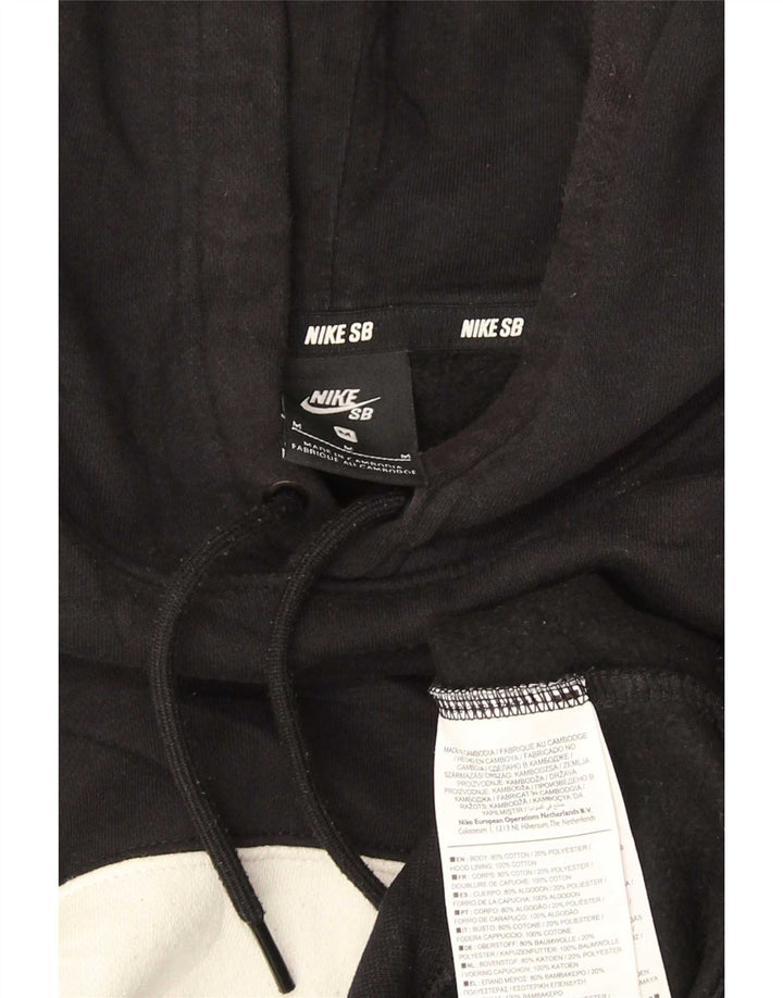 Nike Herre hættetrøje Jumper Medium Sort Colourblock Bomuld