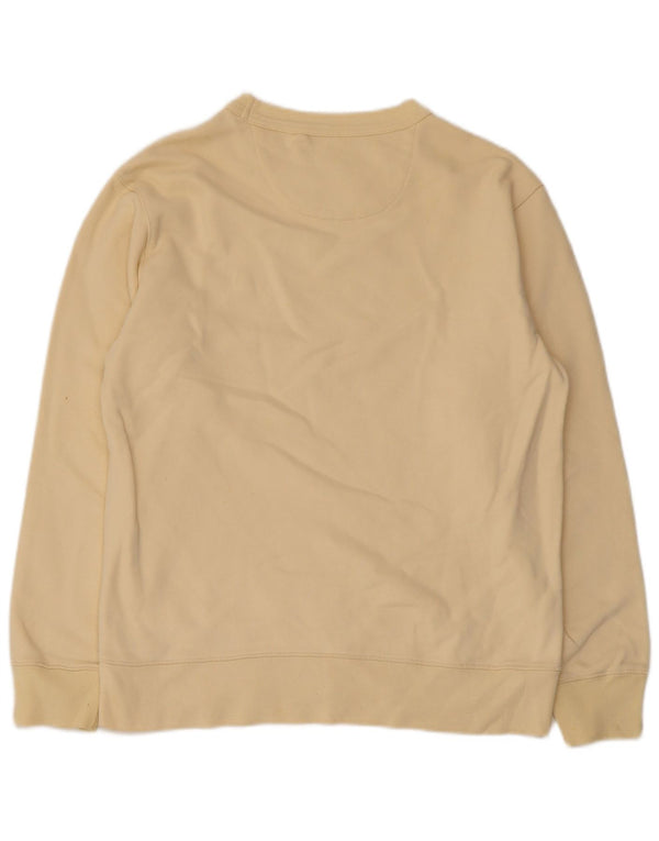 Zara Womens Peanuts Graphic Sweatshirt Jumper UK 10 Small Beige Bomuld