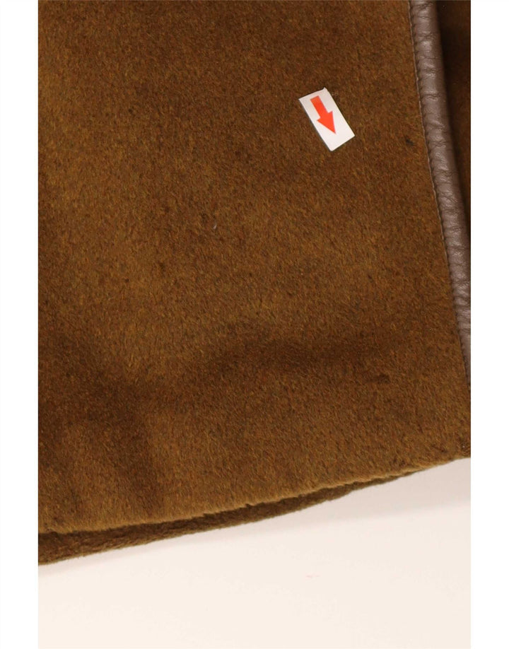 Max Mara Dame Oversized Dobbeltradet Frakke UK 12 Medium Khaki
