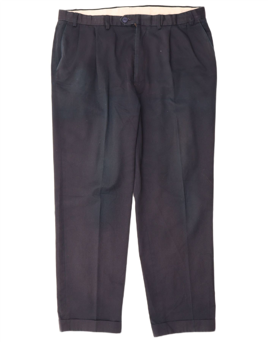 Marks & Spencer Herre Blue Harbor Pegged Suit Bukser W38 L31 Navy Blue