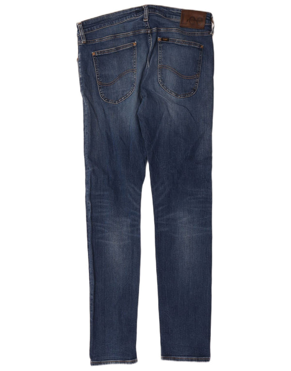 Lee Dame Malone Skinny Jeans W34 L32 Blå Bomuld