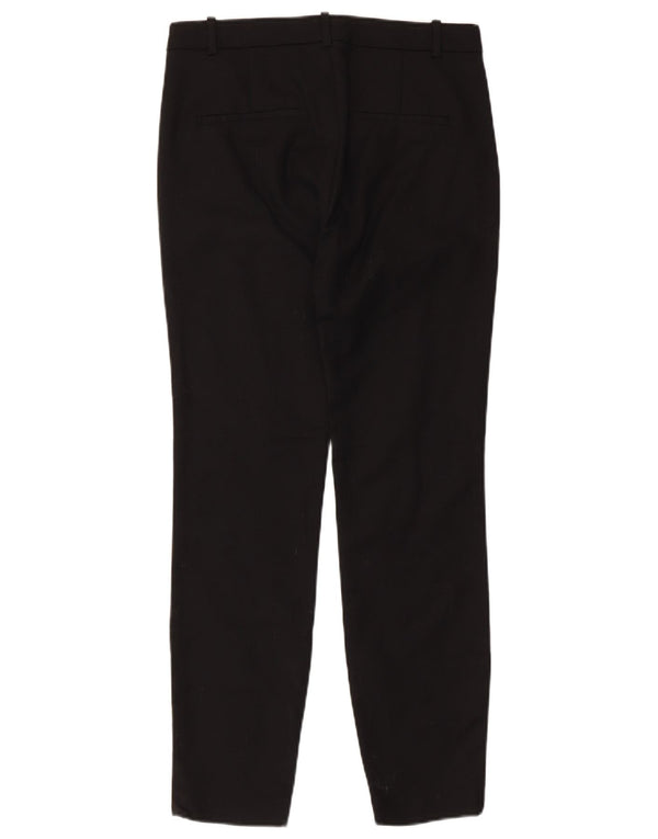 Zara Dame Slim Chino Bukser EU 36 XS W26 L27 Sort Bomuld
