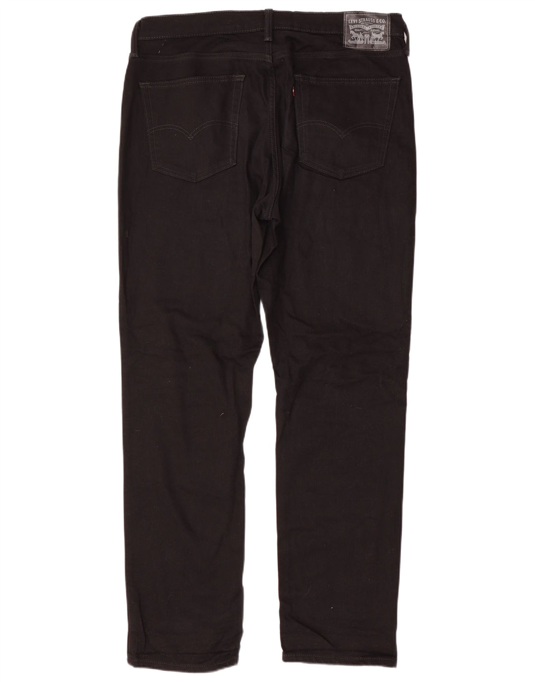 LEVI'S Straight Jeans til mænd W36 L34 Sort bomuld