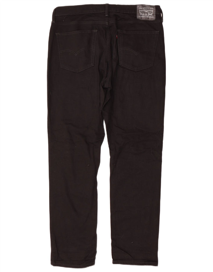 LEVI'S Straight Jeans til mænd W36 L34 Sort bomuld
