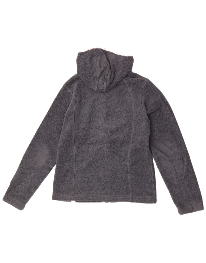 Quiksilver Dame Roxy Hooded Fleecejakke US 4 Small Navy Blue Polyester