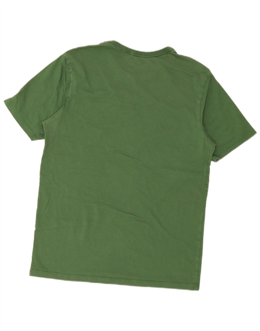 Champion Herre Grafisk T-Shirt Top Stor Grøn Bomuld