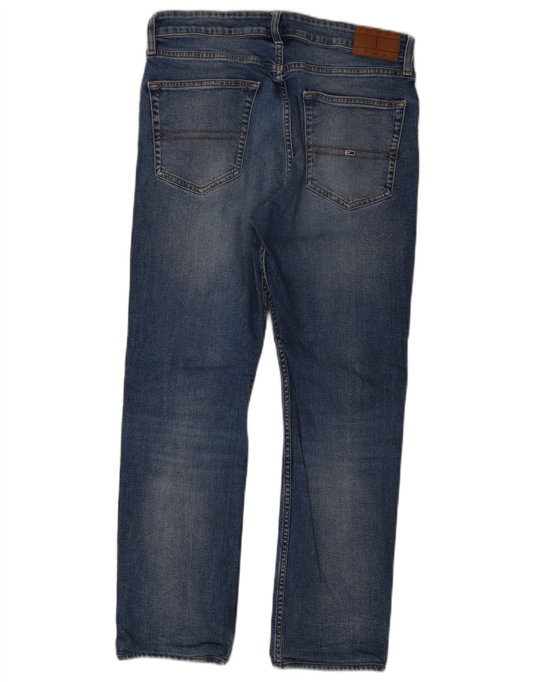 Tommy Hilfiger Straight Jeans til mænd W32 L27 Blå Bomuld