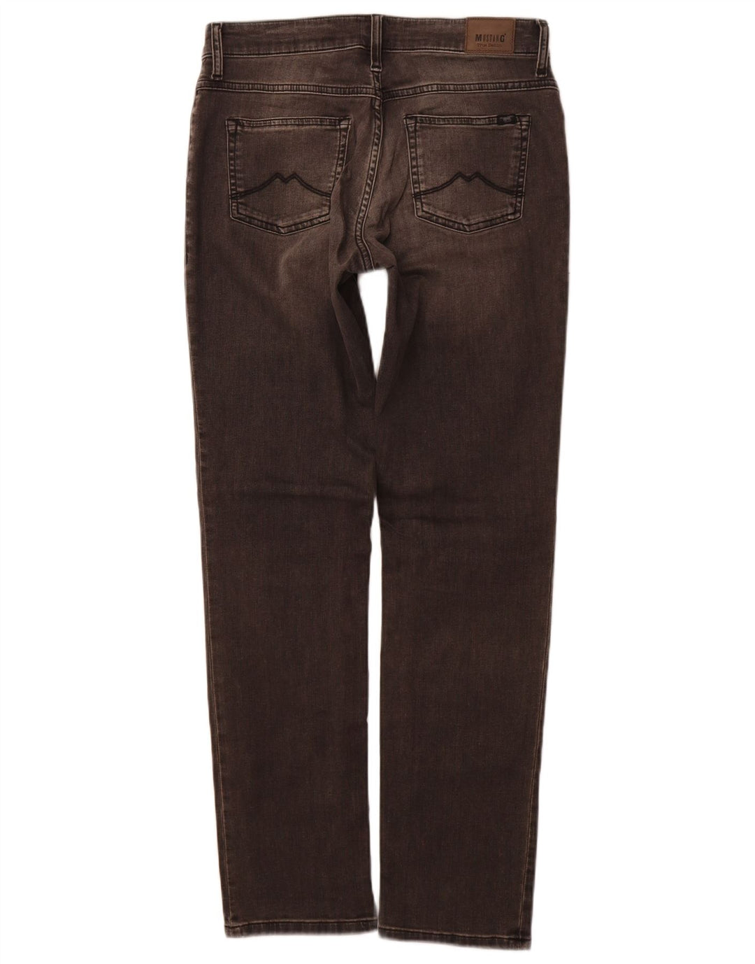 MUSTANG Womens Slim Jeans W31 L32 Grey Cotton