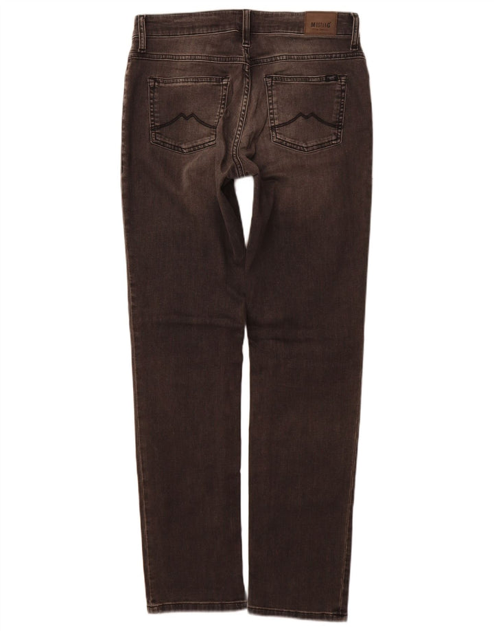 MUSTANG Womens Slim Jeans W31 L32 Grey Cotton