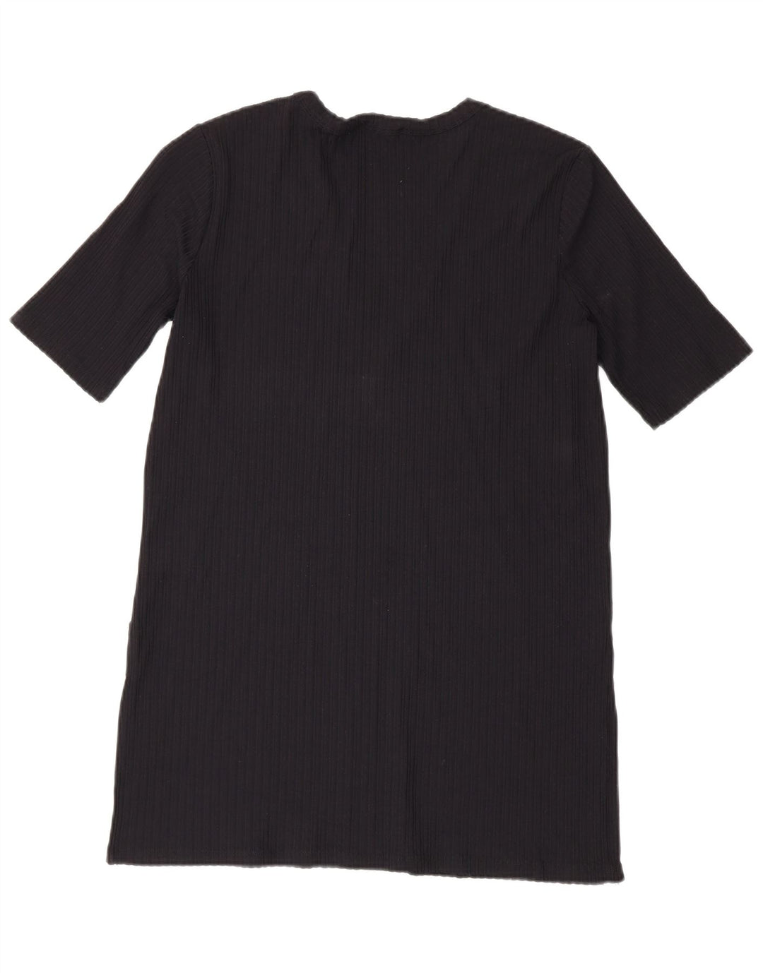 Zara Dame T-Shirt Kjole UK 14 Medium Sort