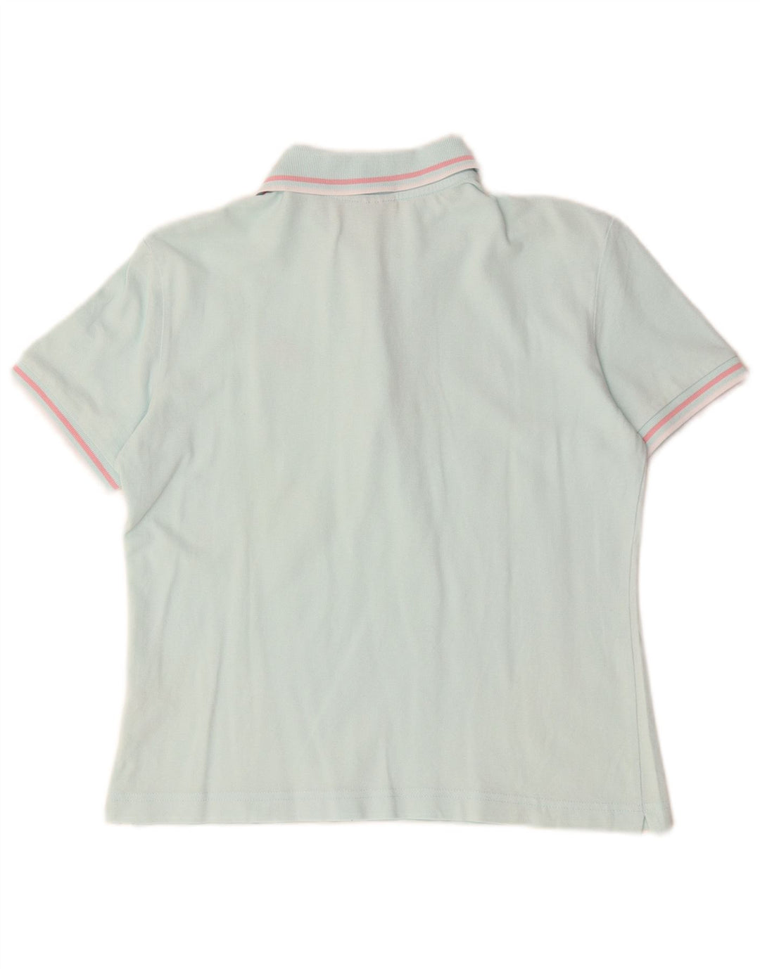 Lotto Dame Polo Shirt UK 14 Stor Blå Bomuld