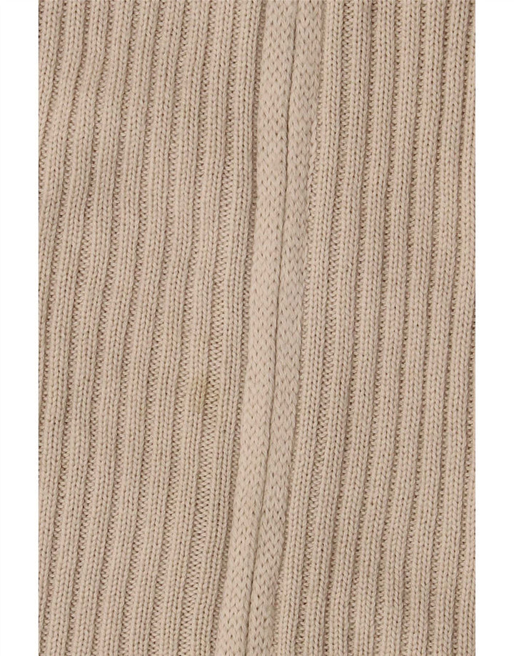 Armani Boys Cardigan Sweater 11-12 År Beige Virgin Wool