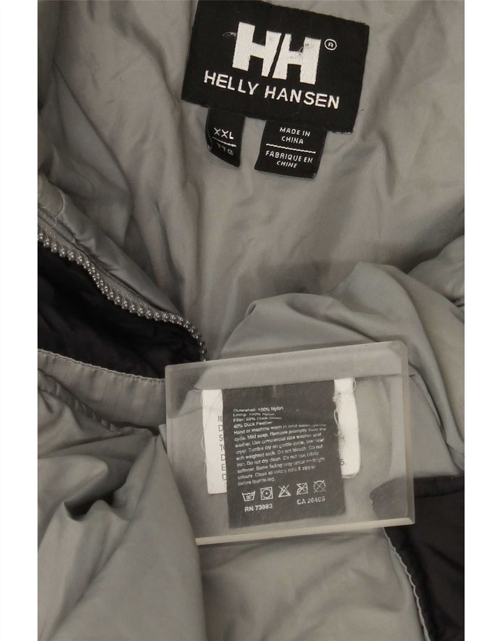 Helly Hansen Herre grafisk polstret jakke UK 44 2XL Sort Colourblock Nylon