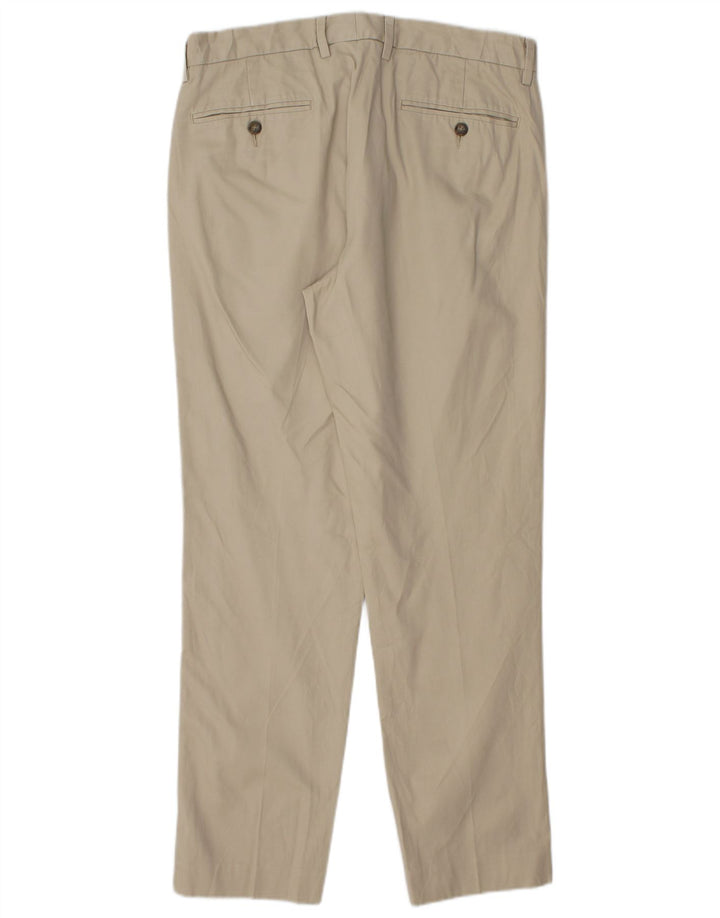 J. CREW Herre BOWERY Slim Chino Bukser W32 L30 Beige Bomuld