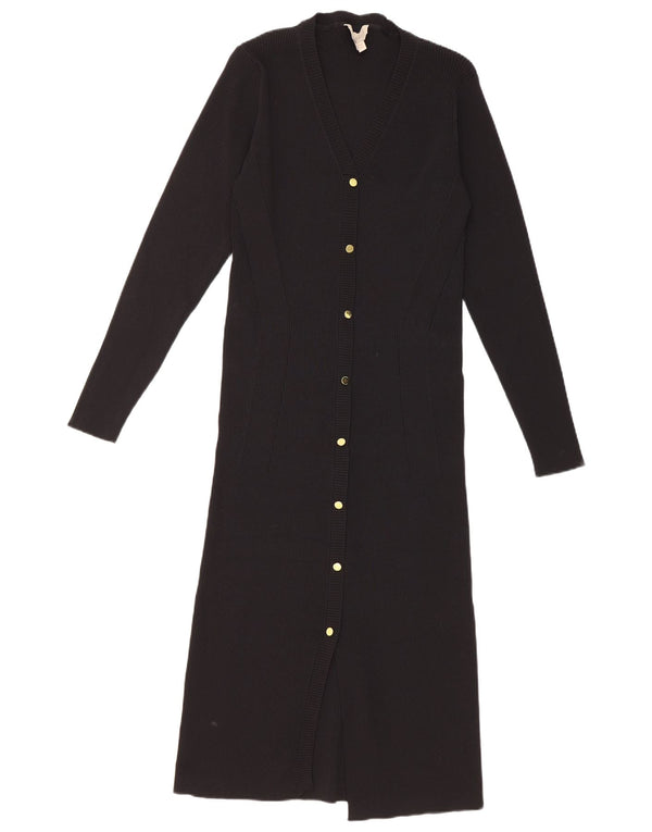 Coast Dame Jumper Dress UK 16 Large Black Nylon