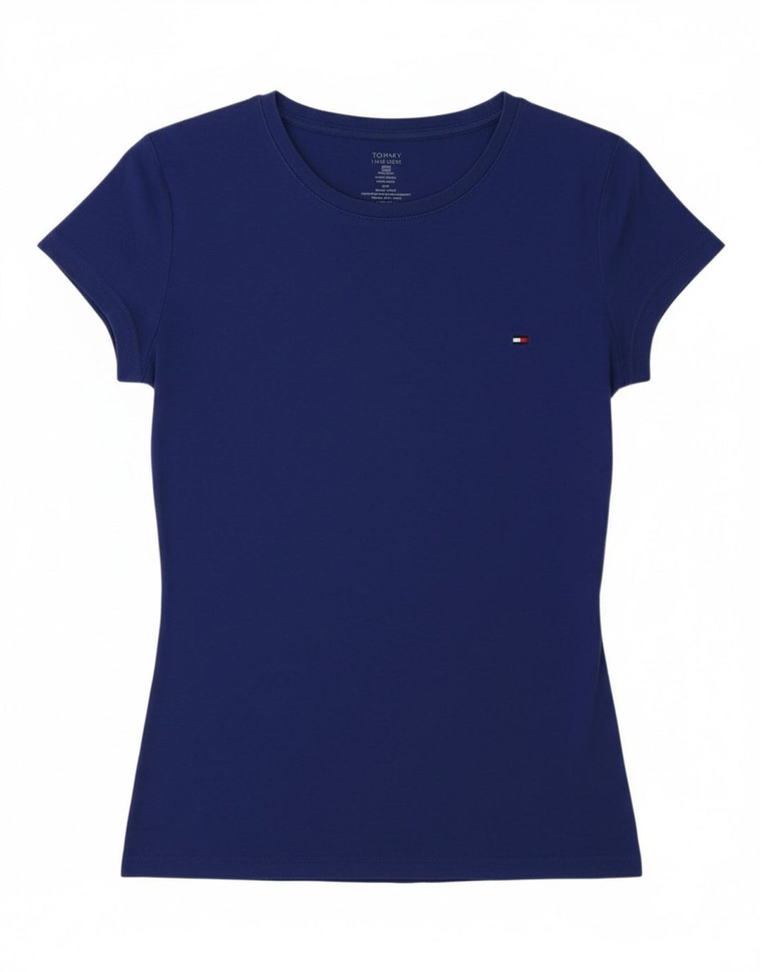 TOMMY HILFIGER Womens T-Shirt Top UK 10 Small Blue
