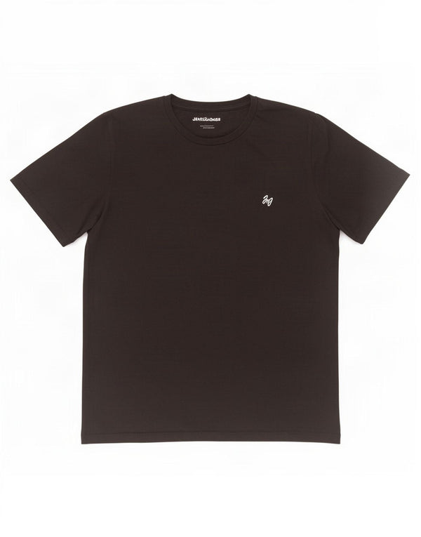 Jack & Jones Herre T-Shirt Top Stor Sort Bomuld