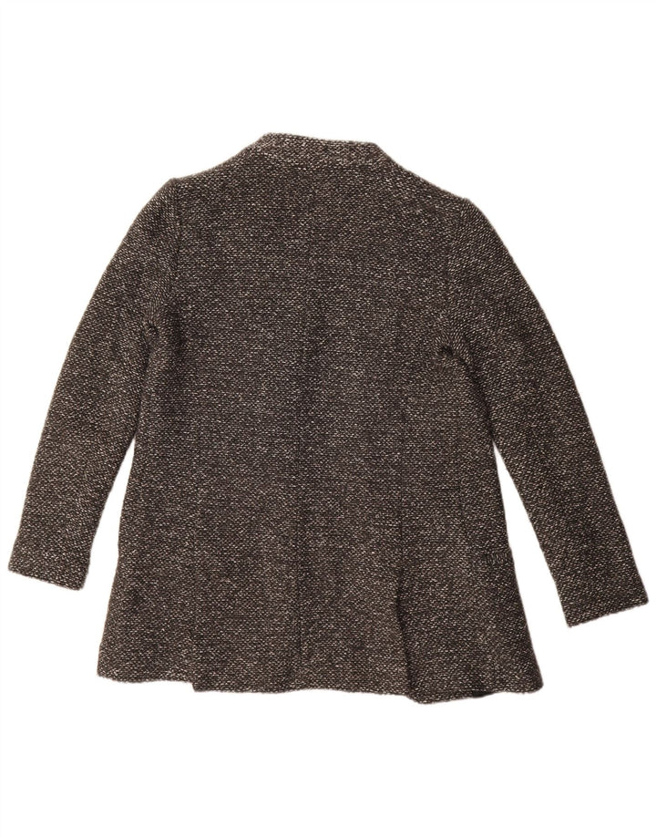 ZARA Womens Open Blazer Jacket UK 10 Small Grå