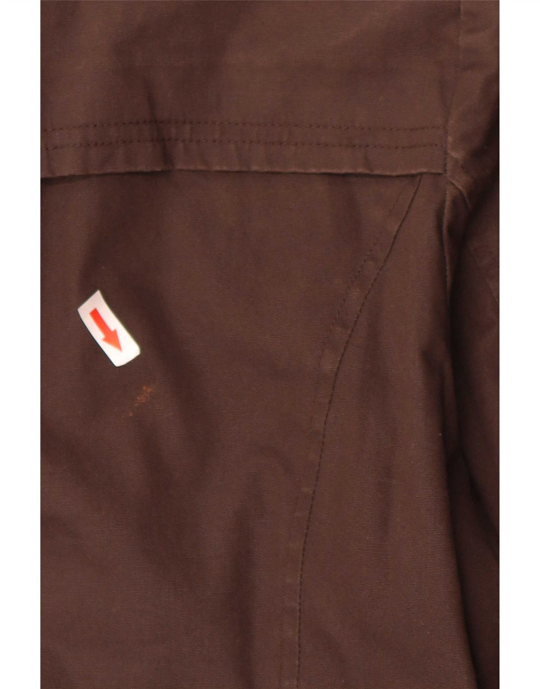 Zara Womens Utility Jacket UK 14 Stor brun bomuld