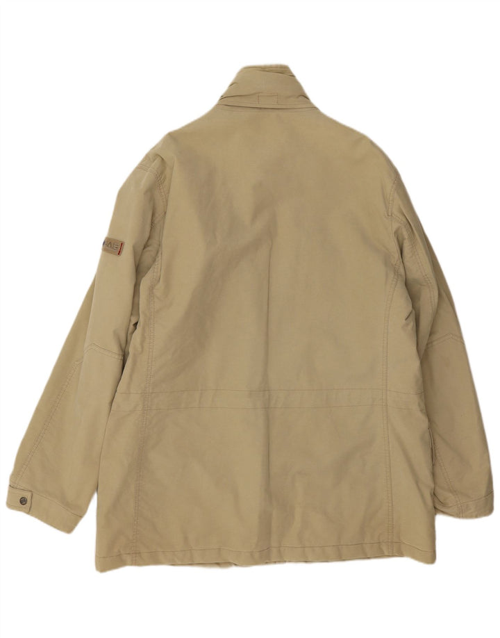 Gas Herre Utility Jacket UK 40 Large Beige Cotton