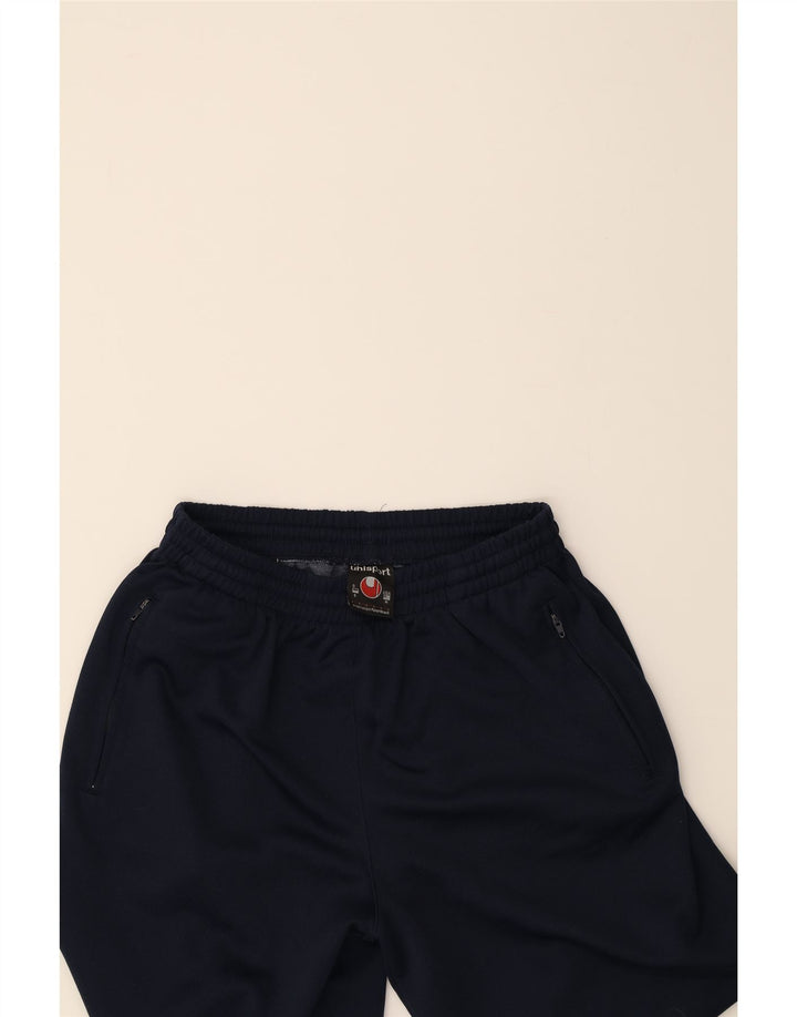 UHLSPORT Mens Sport Shorts Medium Navy Blue Polyester Vintage Uhlsport and Second-Hand Uhlsport from Messina Hembry 
