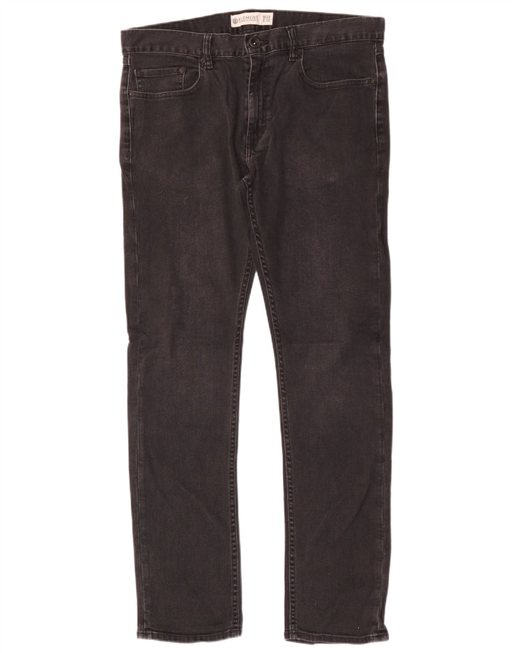 Element Herre Slim Jeans W32 L32 Sort Bomuld