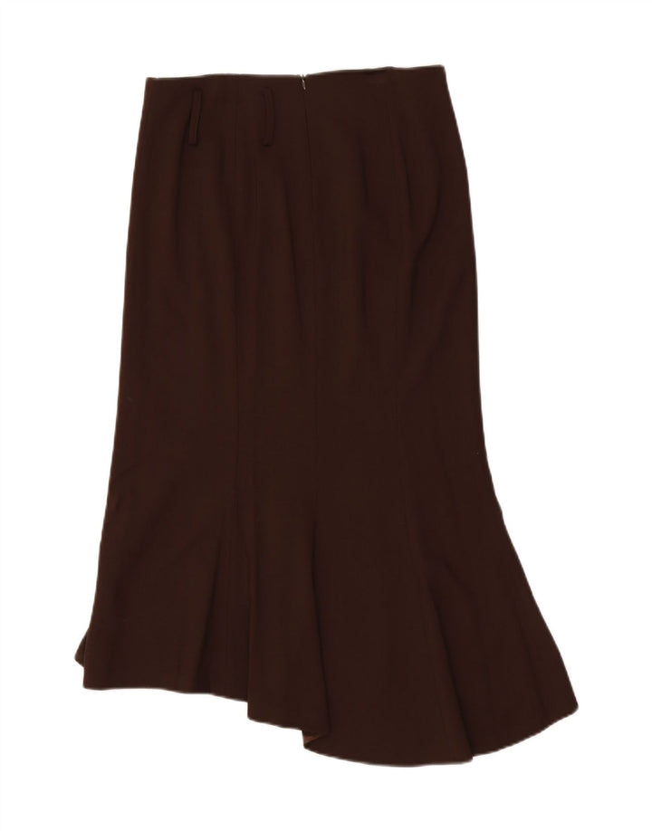 PATRIZIA PEPE Womens Asymmetrical Skirt IT 44 Medium W31  Brown Viscose Vintage Patrizia Pepe and Second-Hand Patrizia Pepe from Messina Hembry 