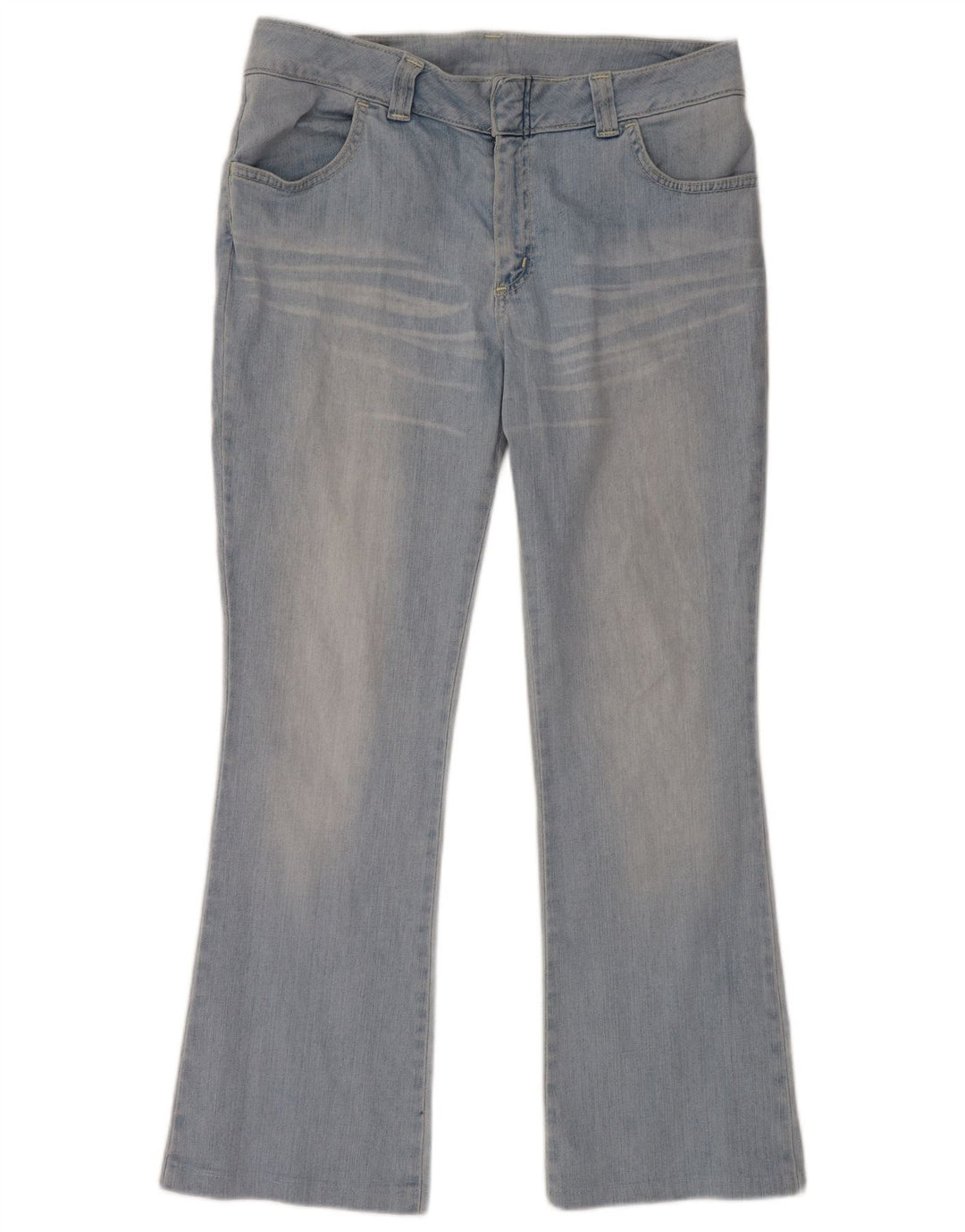LEE Womens Star Bootcut Jeans W34 L29  Blue Cotton
