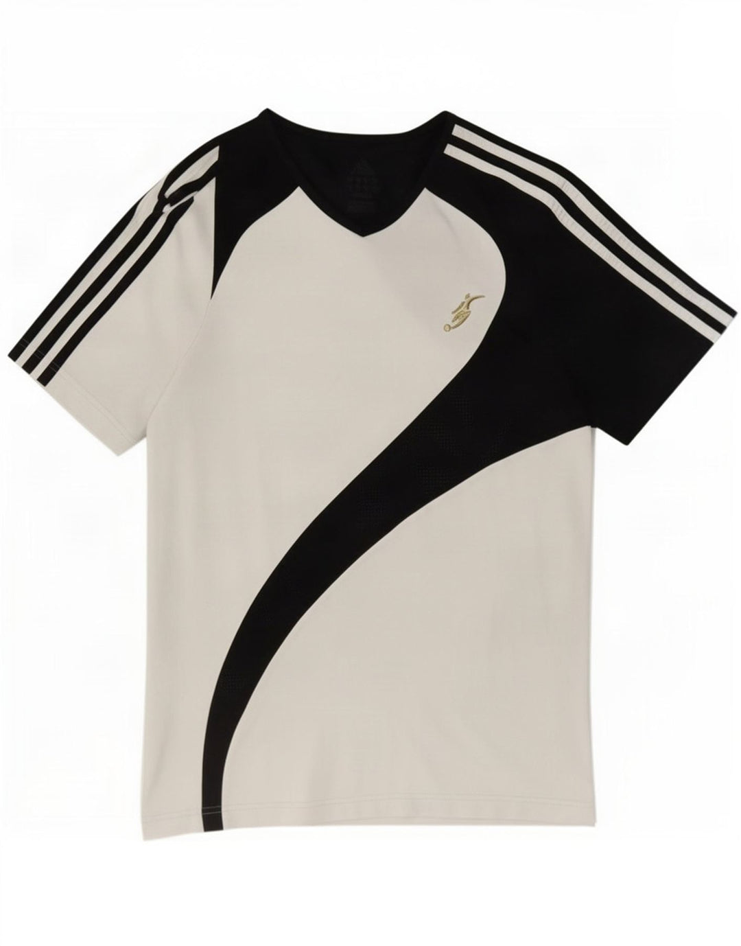Adidas Herre T-Shirt Top Lille hvid Colourblock