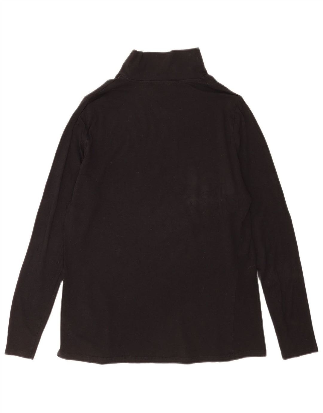 Marks & Spencer Dametop Langærmet UK 14 Medium Sort Bomuld