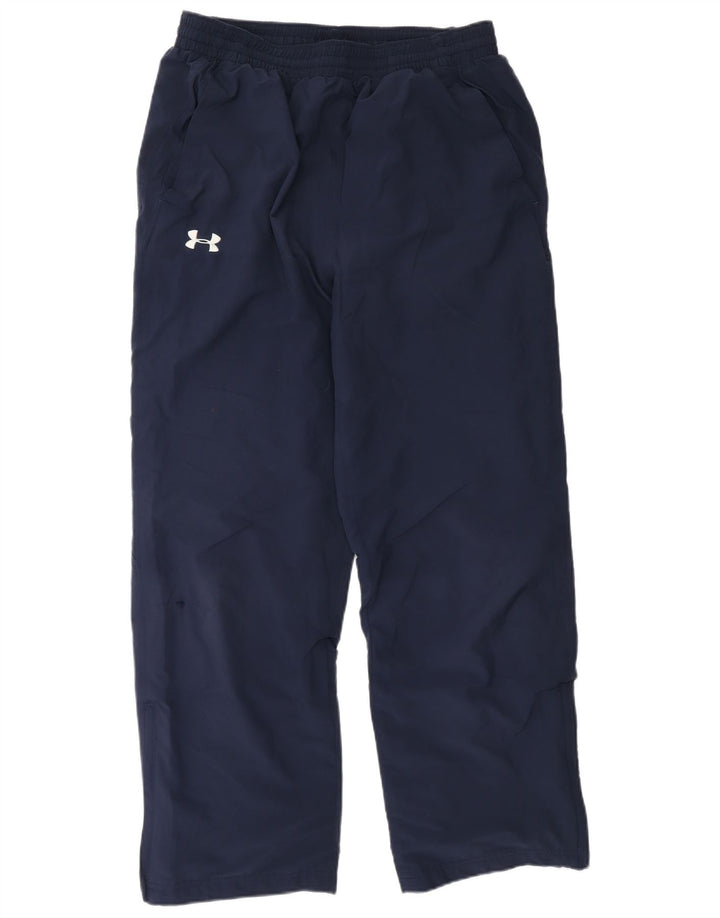 UNDER ARMOUR Herre træningsdragt Bukser Large Navy Blue Polyester