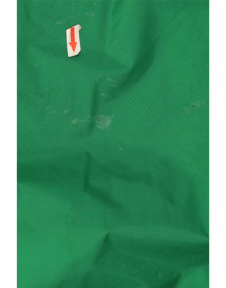 Erima Regnjakke med hætte til mænd UK 38 Medium Green Colourblock Polyamid