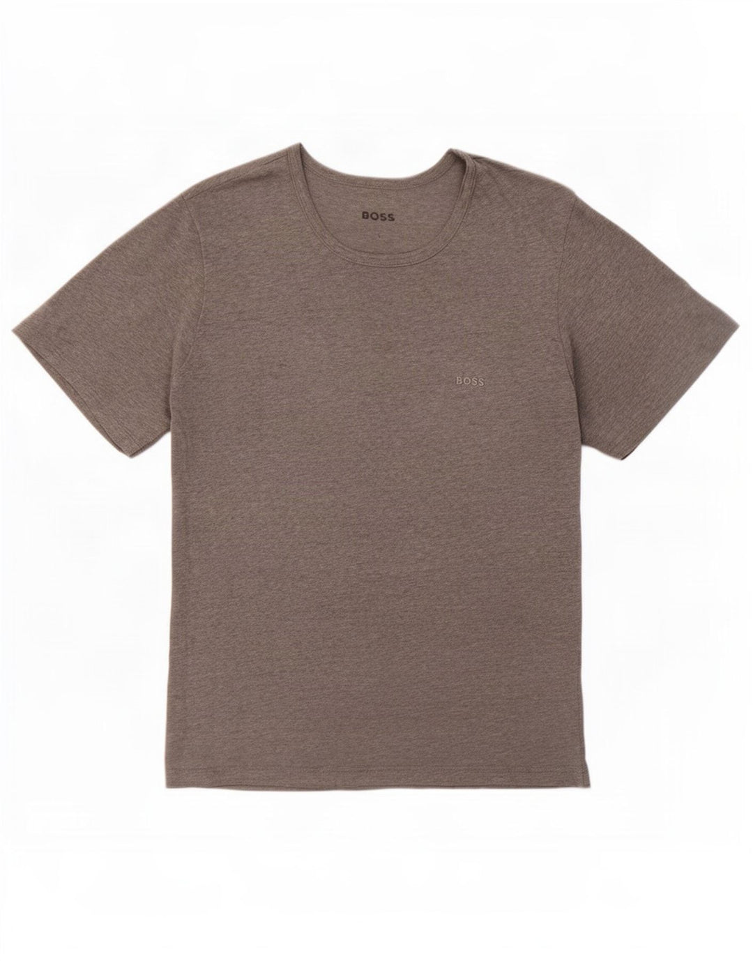 Hugo Boss Herre T-Shirt Top Stor Grå Flecked