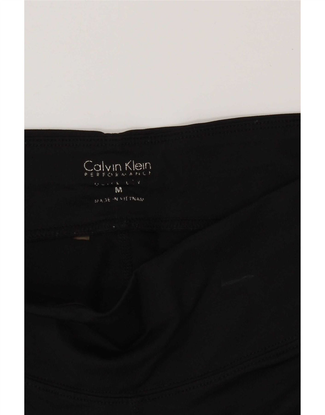 Calvin Klein Dame Capri Leggings UK 12 Medium Sort