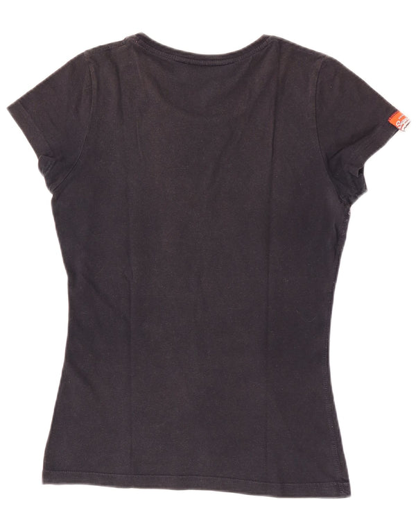 Superdry Grafisk T-shirt top til kvinder DK 6 XS Sort