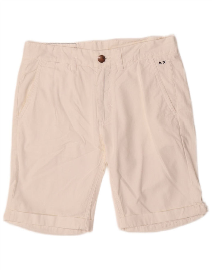 Sun68 Chino Shorts til kvinder W31 Medium White