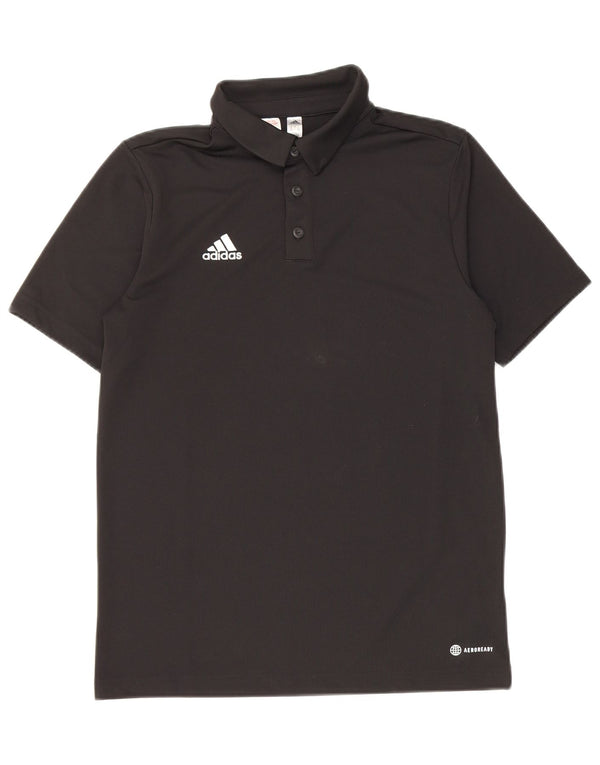 Adidas Boys Aeroready Polo Shirt 13-14 År Sort Polyester